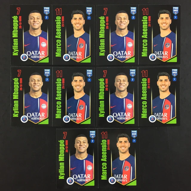 KYLIAN MBAPPE LOT 5 Sticker Panini Fifa 365 2023 2024 (24) 226 EUR 19