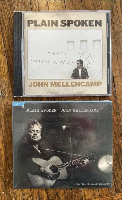 John Mellencamp - Plain Spoken CD + Live Chicago Theatre (Blu-ray/CD, 2017)