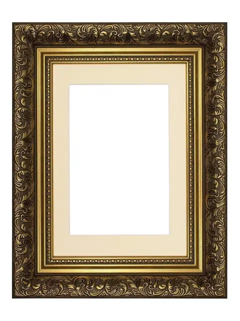 Ornate Swept Antique Style Picture Photo Frames With Mount French  Style 3