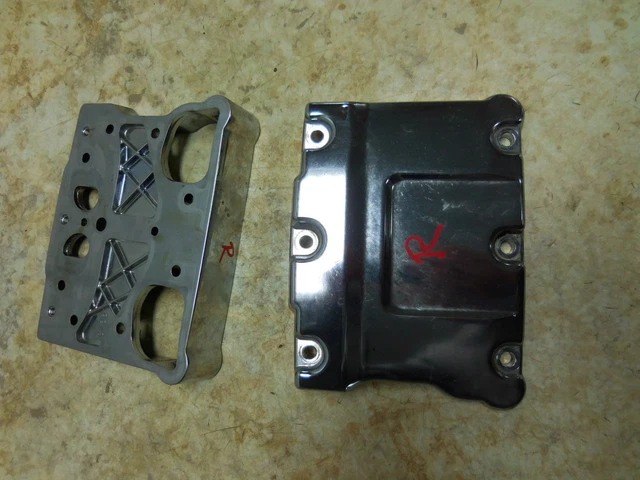 06 Harley Davidson Fltri Route Glide Arrière Moteur Tête Valve Cache Culbuteur