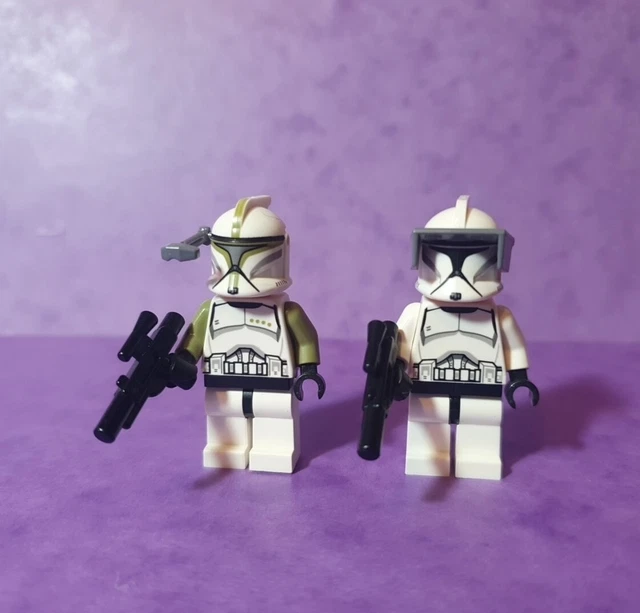 LEGO Star Wars: Clone Trooper Sergeant SW0438 + Clone Trooper sw0201 Set 75000.