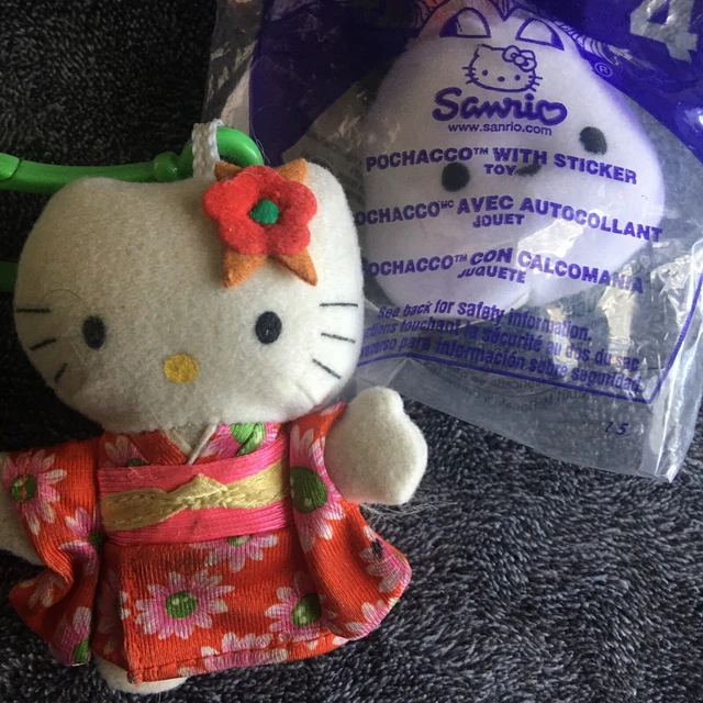 HELLO KITTY MCDONALDS Happy Meal Toy Sanrio Pochacco Keychain New