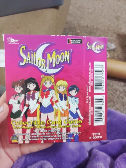 Sailor Moon Collectible Card Game Starter 60 Cards Set- Open Box, Sealed Deck