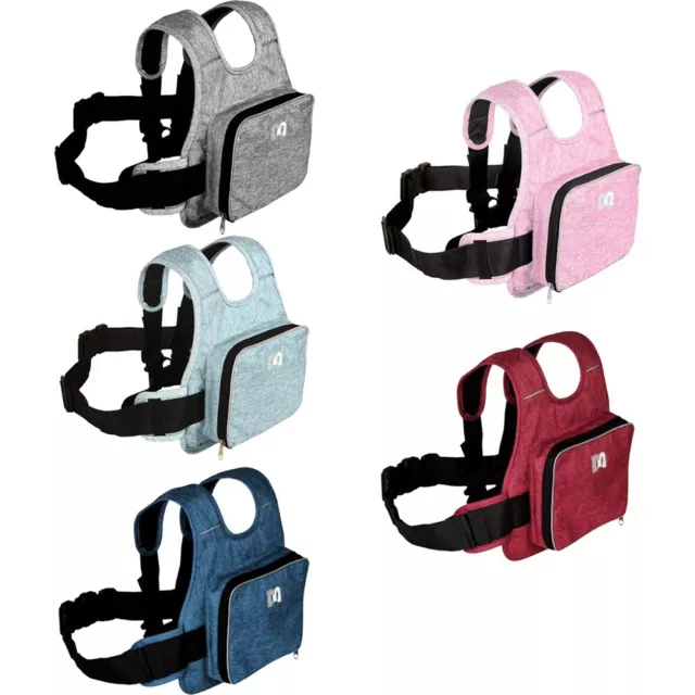 Convenient Adjustable Kids Motorcycle Belt Bag with Rear Seat Grab Handle