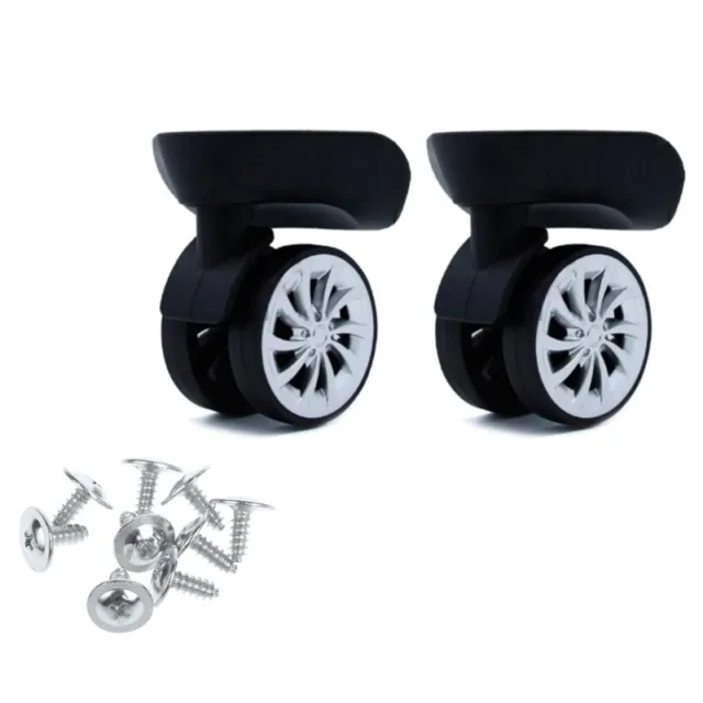 Left and Right Replacement Wheels Luggage Swivel A57 Trolley Case Luggage Wheels