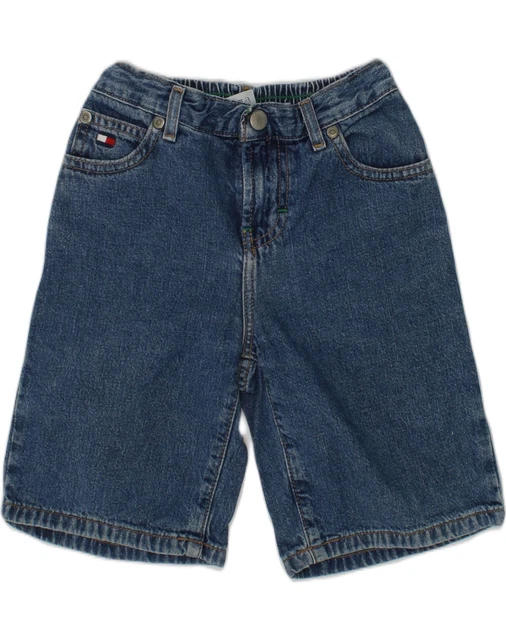 TOMMY HILFIGER Pantaloncini in denim per ragazzo 4-5 anni W21 Cotone Blu AA39