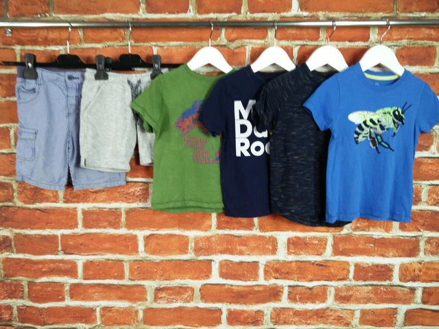 BOYS BUNDLE AGE 2-3 YEARS JOHN LEWIS GAP etc SHORT SLEEVE T-SHIRT SHORTS 98CM