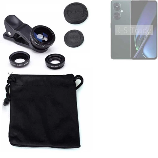 Pour Oppo K11x Objectifs Smartphone Lentilles fisheye macro grand angle