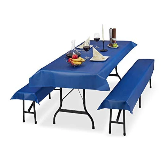 Hengda Set di 5 coperture bianche per tavolo pieghevole alto 80 cm 105 CM