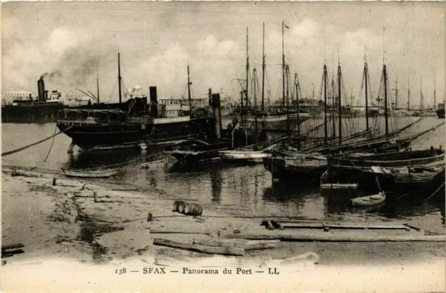 CPA AK TUNISIA SFAX Panorama du Port (822662)