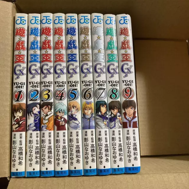 Yu-Gi-Oh GX Vol.1-9 Complete Comics Set Japanese Ver Manga