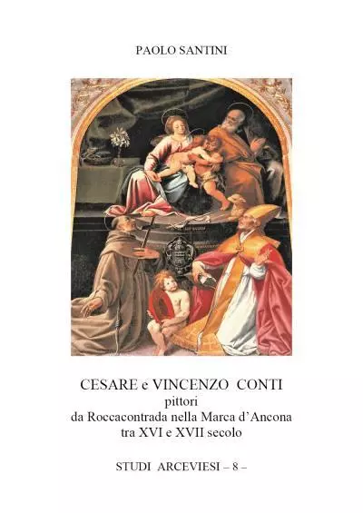 9791221486315 Cesare e Vincenzo Conti pittori da Roccacontrada n...e XVII secolo