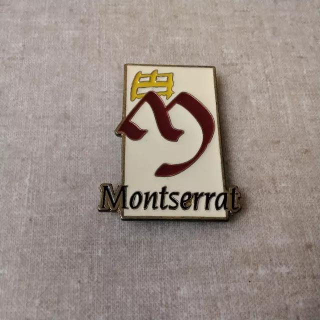 Montserrat Metal Souvenir Magnet