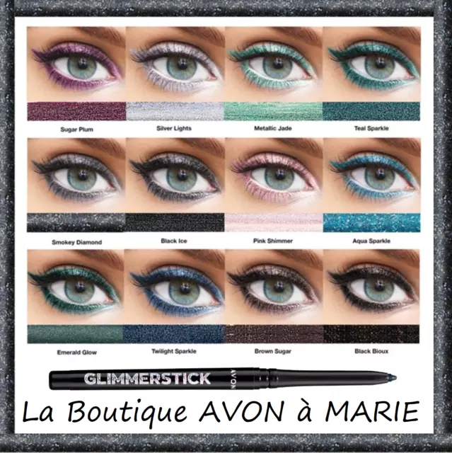 EYE LINER Scintillant Crayon Rétractable yeux GLIMMERSTICK DIAMOND AVON