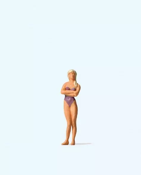 Female Bather Standing Figure set OO/HO gauge Preiser 28071