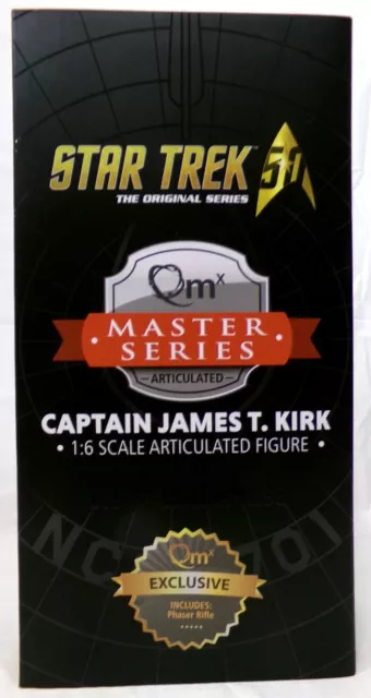 QMX Star Trek Captain James T Kirk STR-0071e Exclusive 1/6 12" Figure