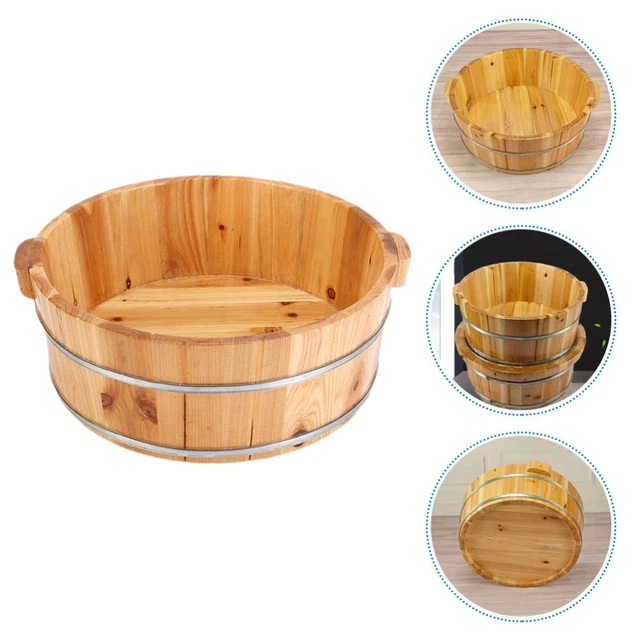 Soaker Bowl cubo de baño de pies reutilizable cubo de pies portátil diario
