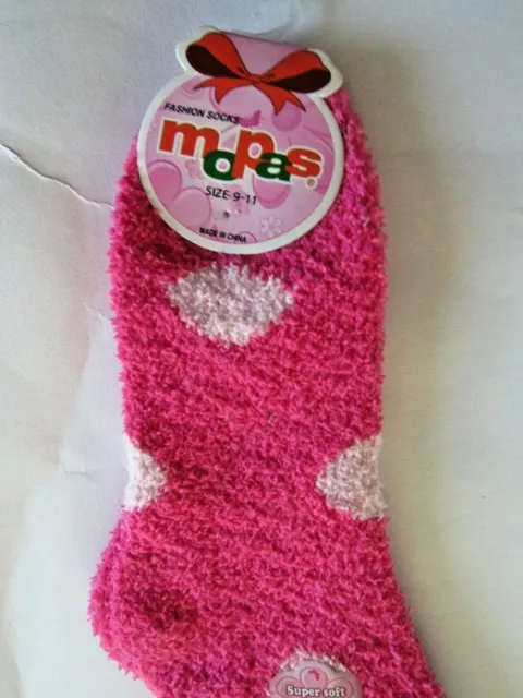 Mopas Fashion Socks Super Soft size 9-11 Long below knee NEW with Tags Pink 2