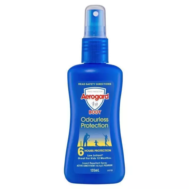 Aerogard Odourless Insect Repellant 135ml Pump