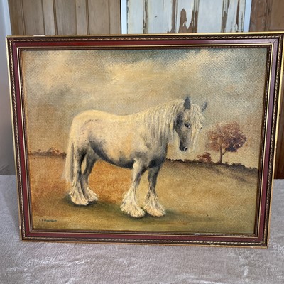 Jungobiu Dipinto con I Numeri per Adulti Cavallo Animale Dipingere con I Numeri Kit con Pennelli E Pigmento Acrilico Pittura A Olio su Tela Pennelli per Decorazione della Casa 40x50cm 