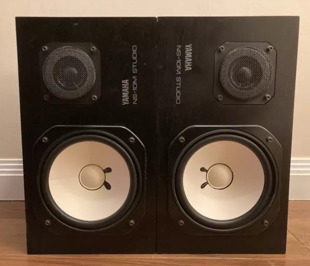 YAMAHA NS-10M Studio Monitor Speakers | Matched Pair with Original Box & Manual