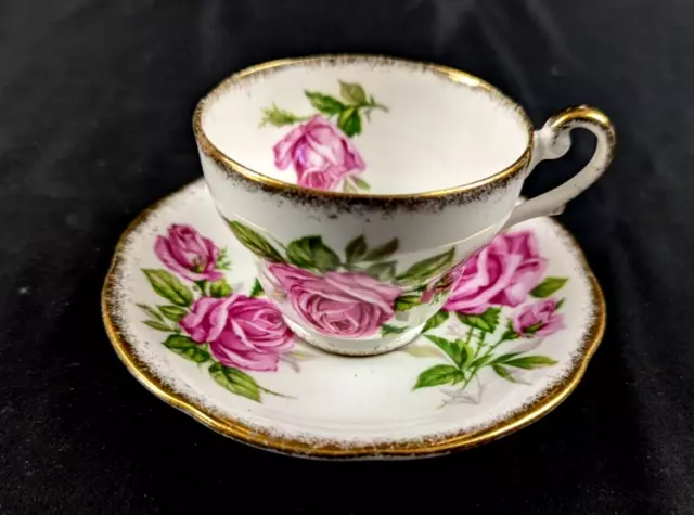 Royal Standard Fine Bone China England, Orleans Rose Cup and Saucer