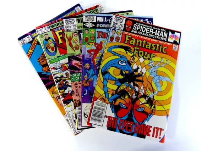 Marvel FANTASTIC FOUR (1981-83) #237-239 250 + ANNUAL 16 VF TO VF/NM Ships FREE!