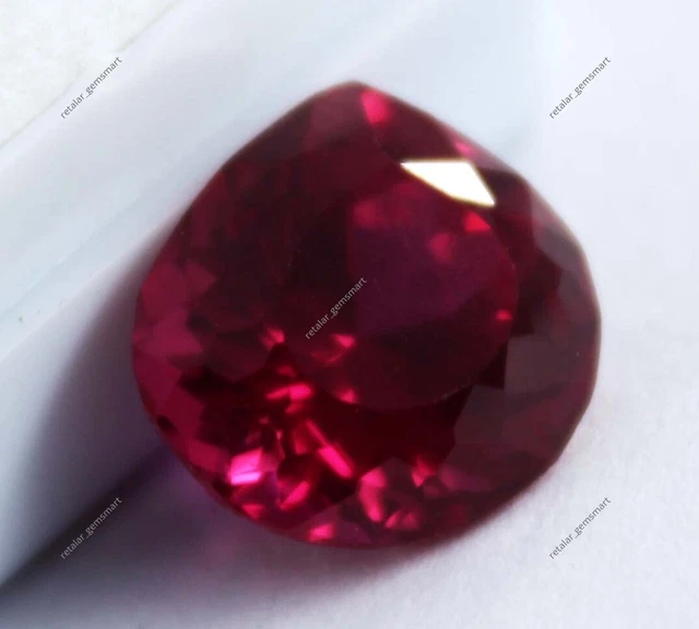 Rubino Rosso Intenso Certificato Naturale Mogok 6x6 Mm Taglio - Foto 11