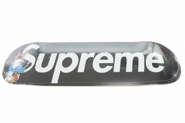 Supreme SUPREME 20AW Smurfs Skateboard Deck Black Black Brand Used Clothing Ve