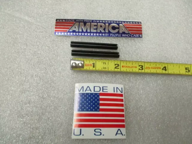 1/4" x 2" Slotted Spring Tension Roll Pins Alloy Steel (25 Pcs. ) U.S.A.#318
