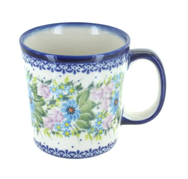 Blue Rose Polish Pottery Lavender Meadow Coffee Mug