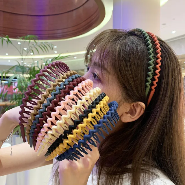 Women Girl Wavy Hair Band Headband for Women Girl Hair Accessories Head Hoop #