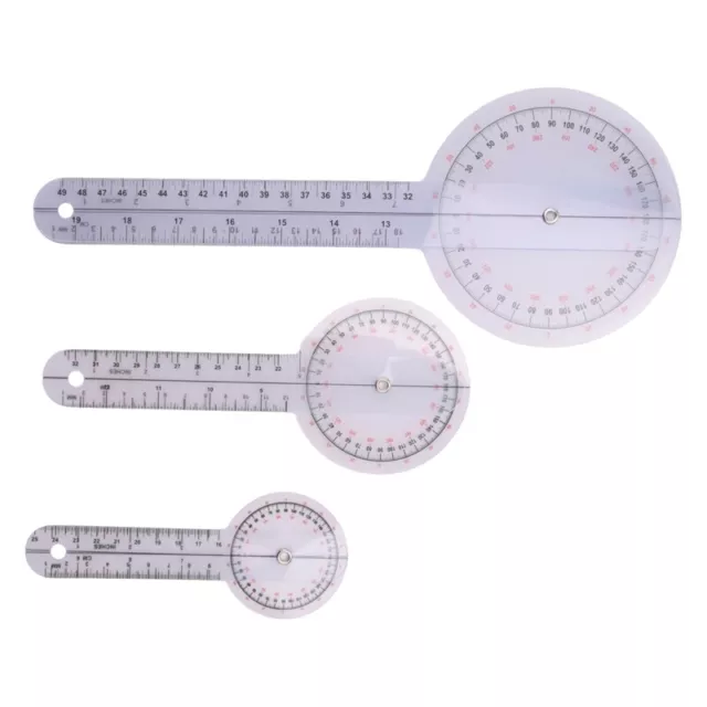 3-Teiliges Goniometer 6/8/12   Therapie  Messer Werkzeug Mess9547