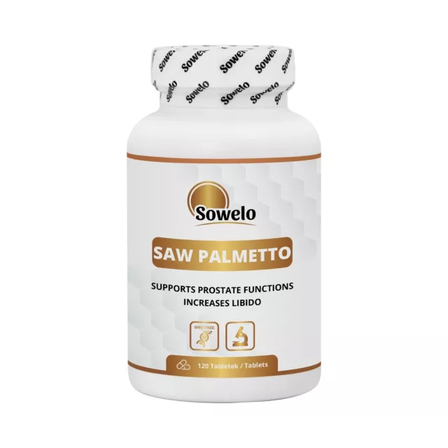 SOWELO SAW PALMETTO EXTRACT 600mg TABLETS