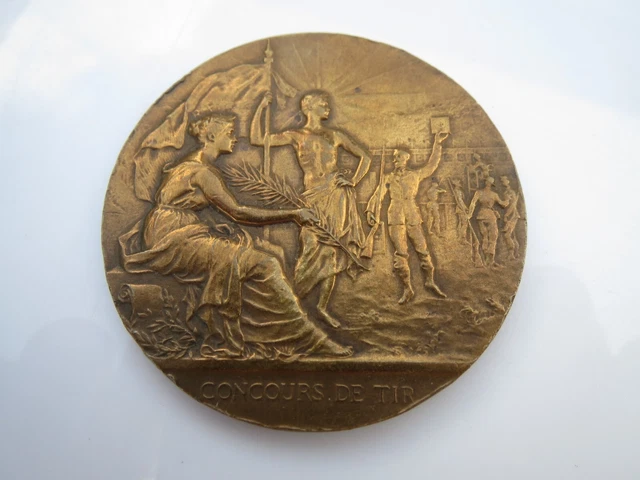 MEDAILLE 1914 + Concours De Tir De Rouen + Xiv Fete Annuelle + EUR 45,00 - FR