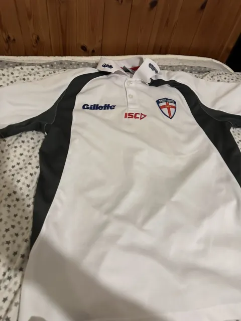 england rugby league Polo/ Training Shirt Size M