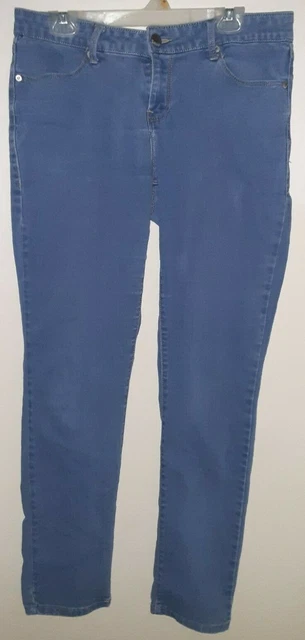 No Boundaries Medium Wash Blue Denim Women Jeans Pants Juniors Size 15