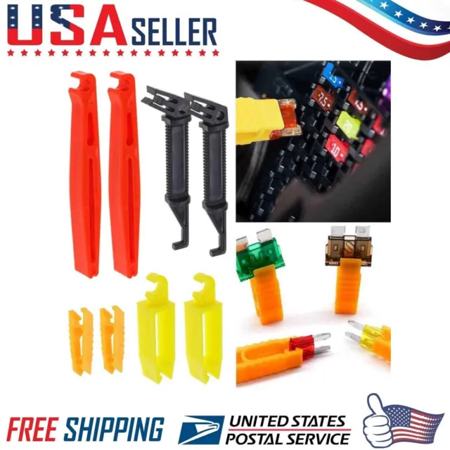 8Pc Automobile Fuse Puller Fuse Clip Tool Extractor Removal/for Car Fuse Holder