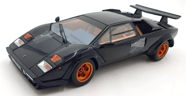 Kyosho 1/18 Scale Diecast 08320D Lamborghini Countach Walter Wolf 3 Dark Blue