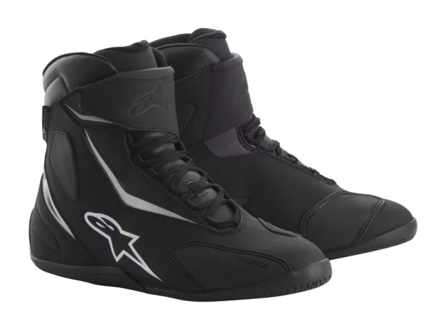 Moto Chaussures Alpin. Fastback 2 Drystar Wp Couleur: Noir/Blanc Tai: 12 =( 45,5