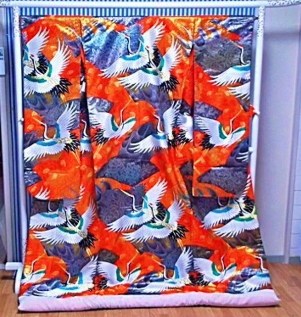 Japanese Kimono Uchikake Wedding Pure Silk  japan 212