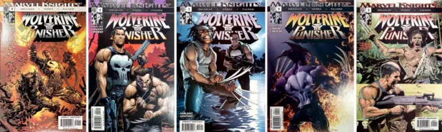 Wolverine Punisher #1 -#5 Marvel Knights (2004) Marvel Comics