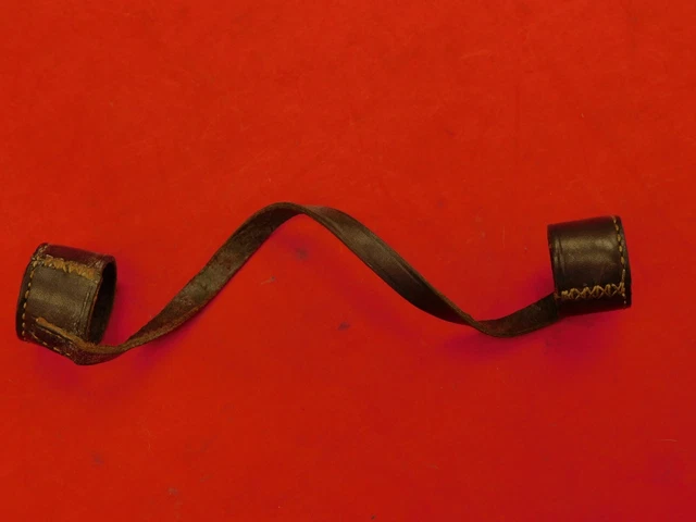 Very nice original German K98 Sniper leather scope covers Original scarce mauser Very nice original German K98 Sniper leather scope covers Original scarce mauser