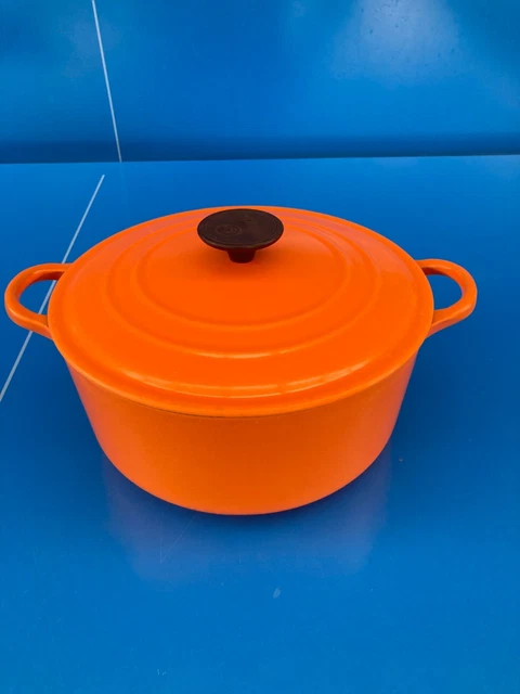 Le Creuset Cocotte Signature ronde 24 cm orange
