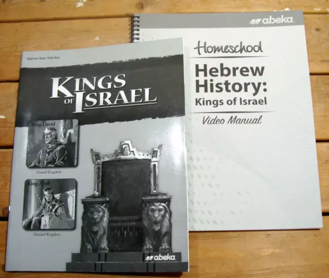 Homeschool Hebrew History Kings Of Israel Video Manual (A Beka Book) Abeka Test