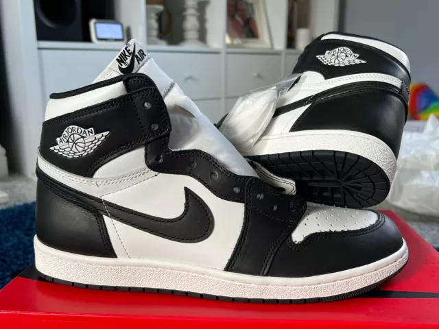 Nike Air Jordan 1 Retro High 85 Black White Panda UK 9 US 10 |  BQ4422-001