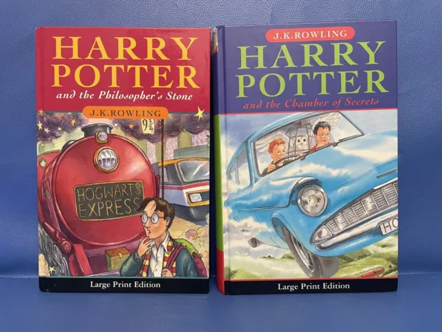 Harry Potter Großdruck Hardcover Bücher Philosophen Stein Kammer des Schreckens