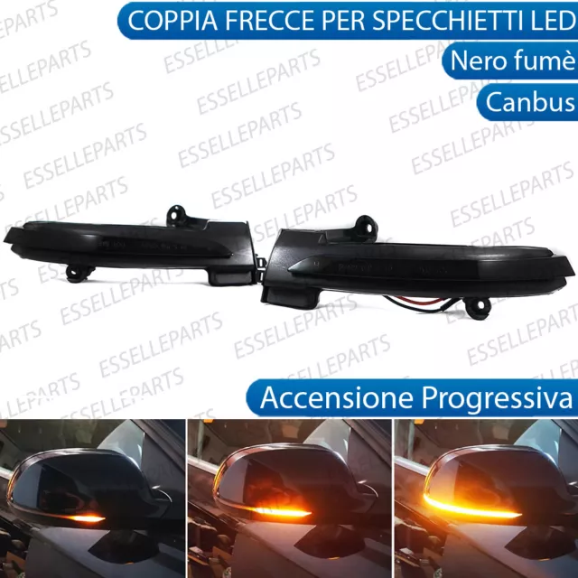 Coppia Frecce Laterali Progressive A Led Per Renault Megane Mk4 Canbus Dinamiche