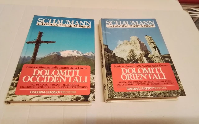 Schaumann, La Grande Guerra 1915-18, DOLOMITI OCCIDENTALI/ ORIENTALI , 2mg26