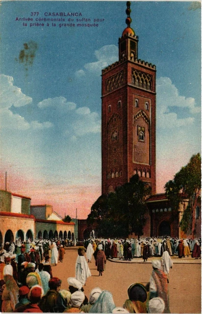 CPA AK CASABLANCA - Ceremonial Arrival of the Sultan MOROC (796104)